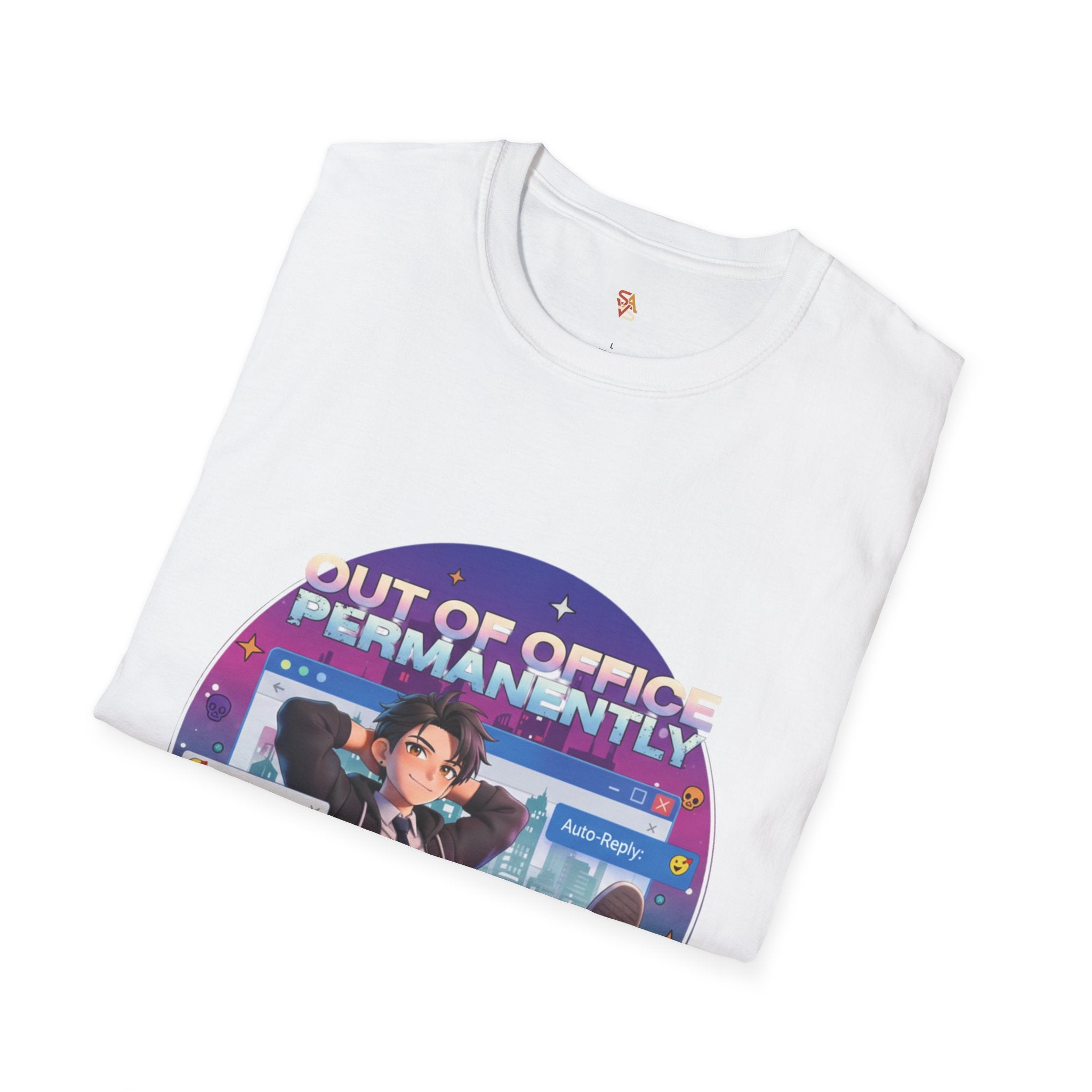 Out of Office Permanently T-Shirt — Funny Remote Work Graphic Tee