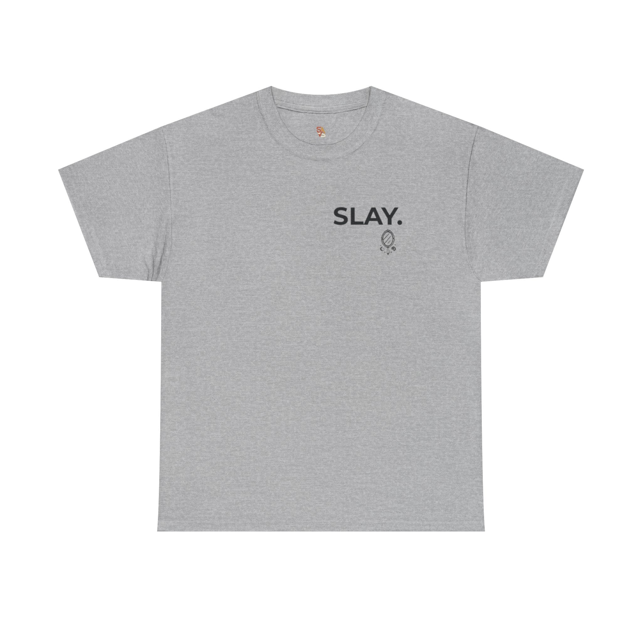 SLAY T-Shirt — "Mirror Mirror… Yes I Slay" Graphic Tee (Boss Babe)