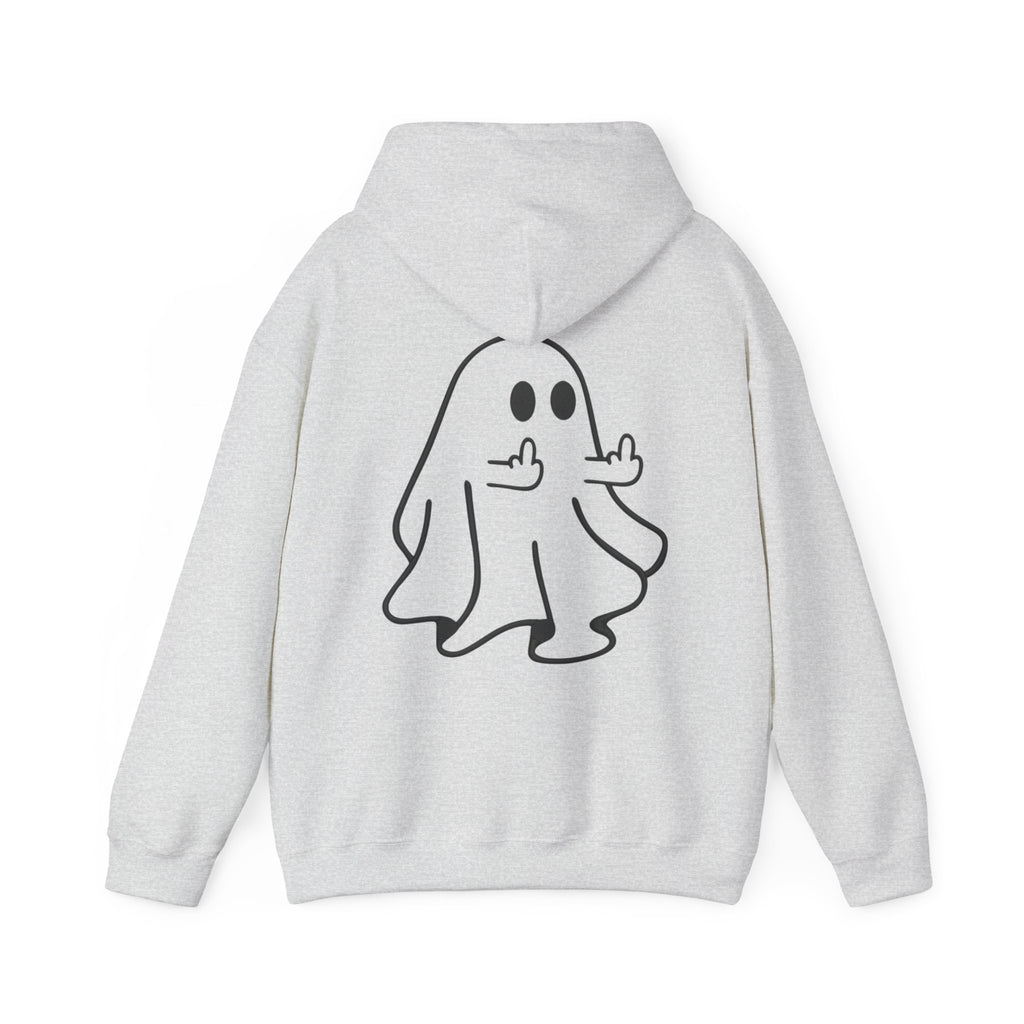 Ghost Hoodie – Playful Middle Finger Ghost Sweatshirt