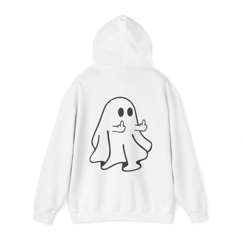 Ghost Hoodie – Playful Middle Finger Ghost Sweatshirt