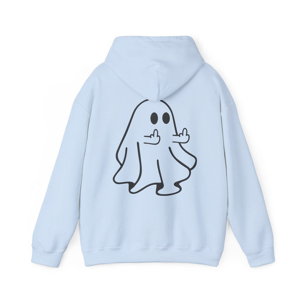 Ghost Hoodie – Playful Middle Finger Ghost Sweatshirt