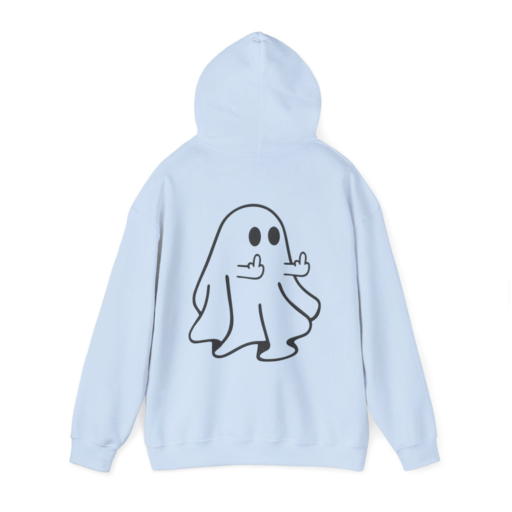 Ghost Hoodie – Playful Middle Finger Ghost Sweatshirt