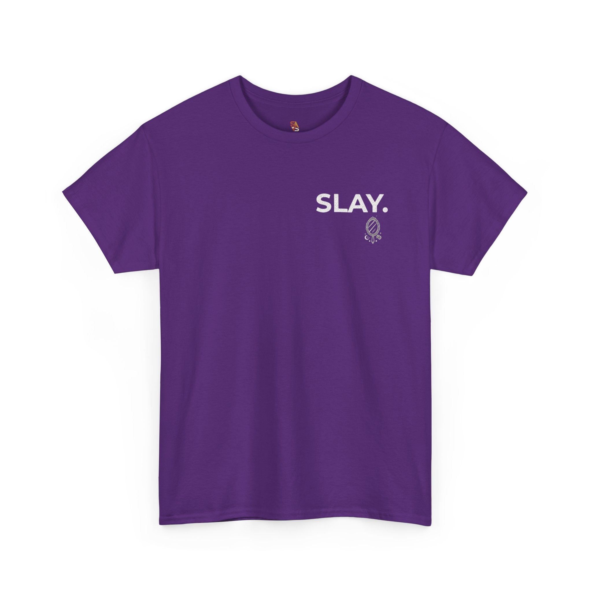 SLAY T-Shirt — "Mirror Mirror… Yes I Slay" Graphic Tee (Boss Babe)