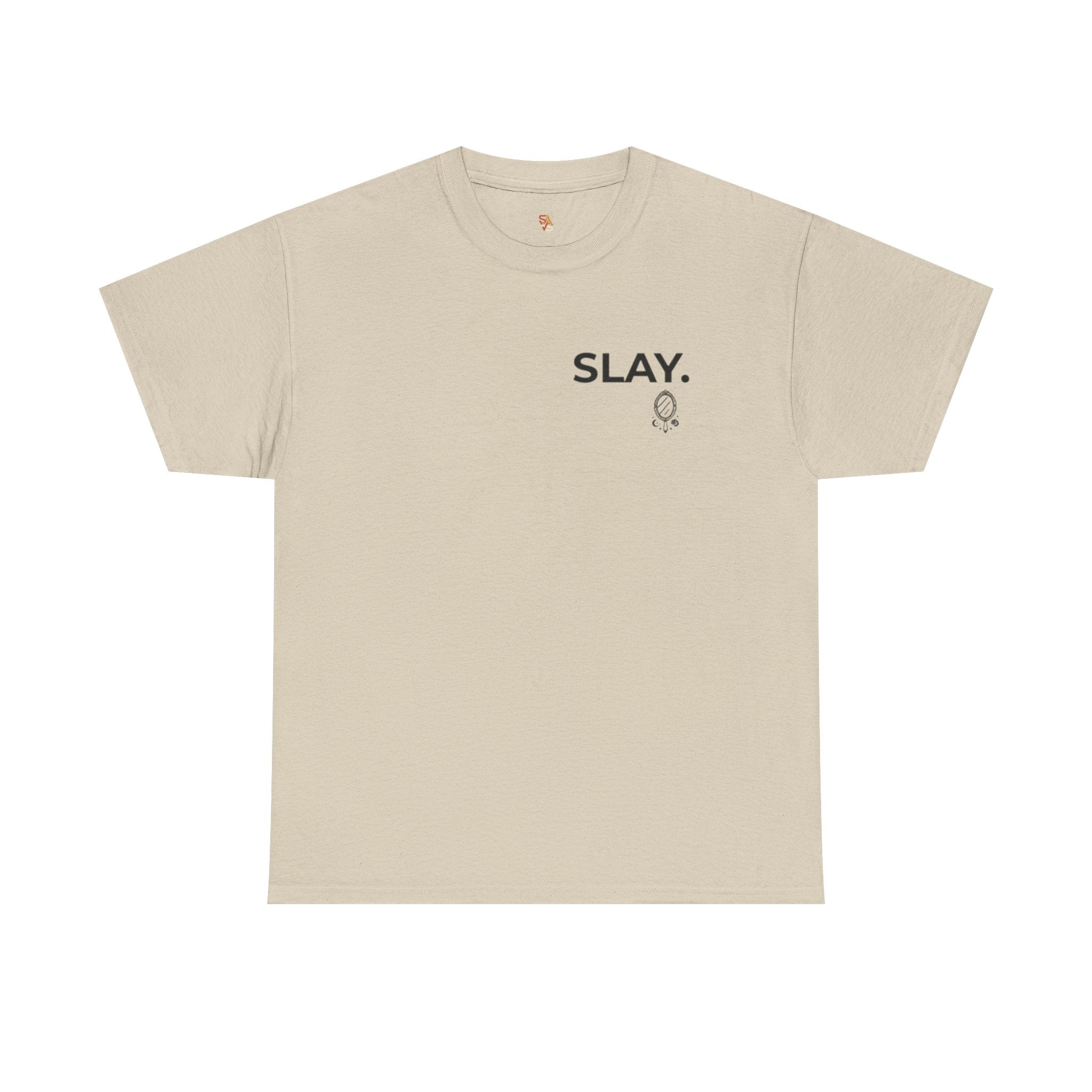 SLAY T-Shirt — "Mirror Mirror… Yes I Slay" Graphic Tee (Boss Babe)