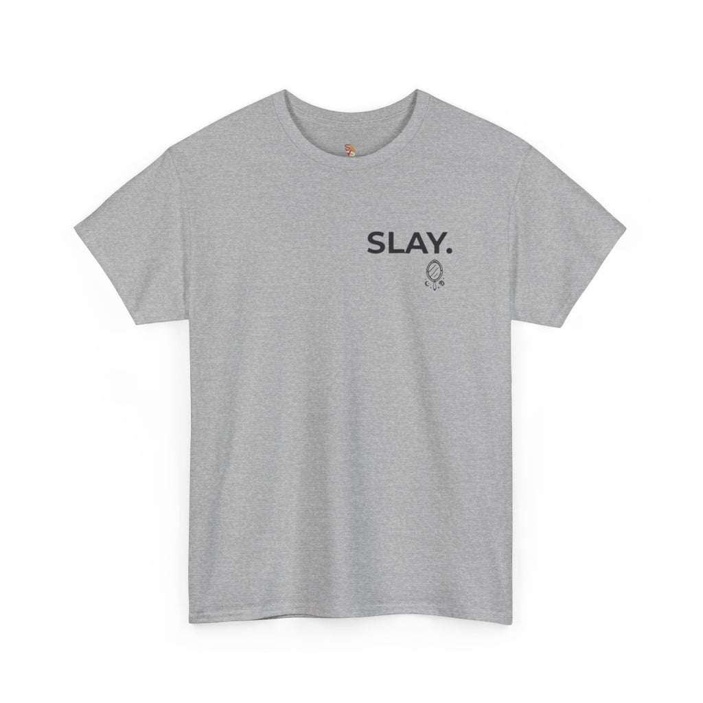 SLAY T-Shirt — "Mirror Mirror… Yes I Slay" Graphic Tee (Boss Babe)