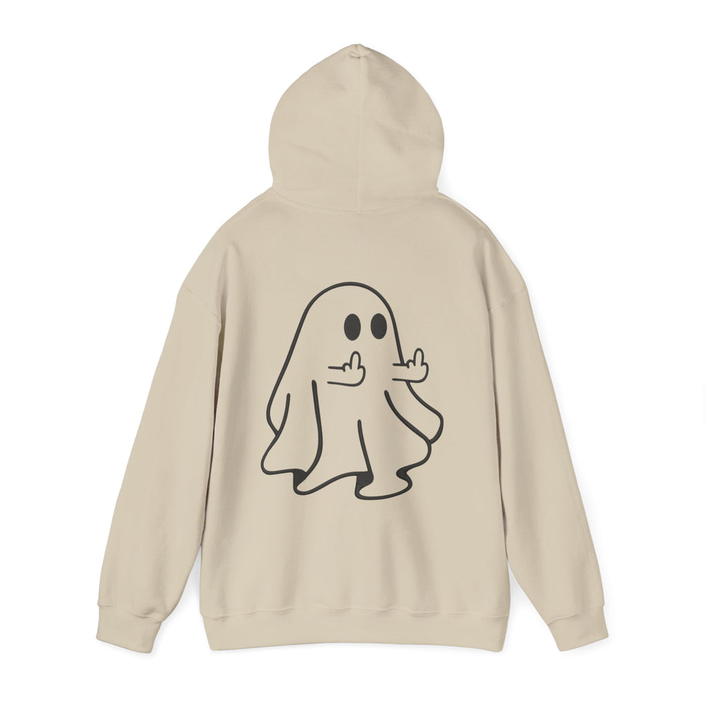 Ghost Hoodie – Playful Middle Finger Ghost Sweatshirt