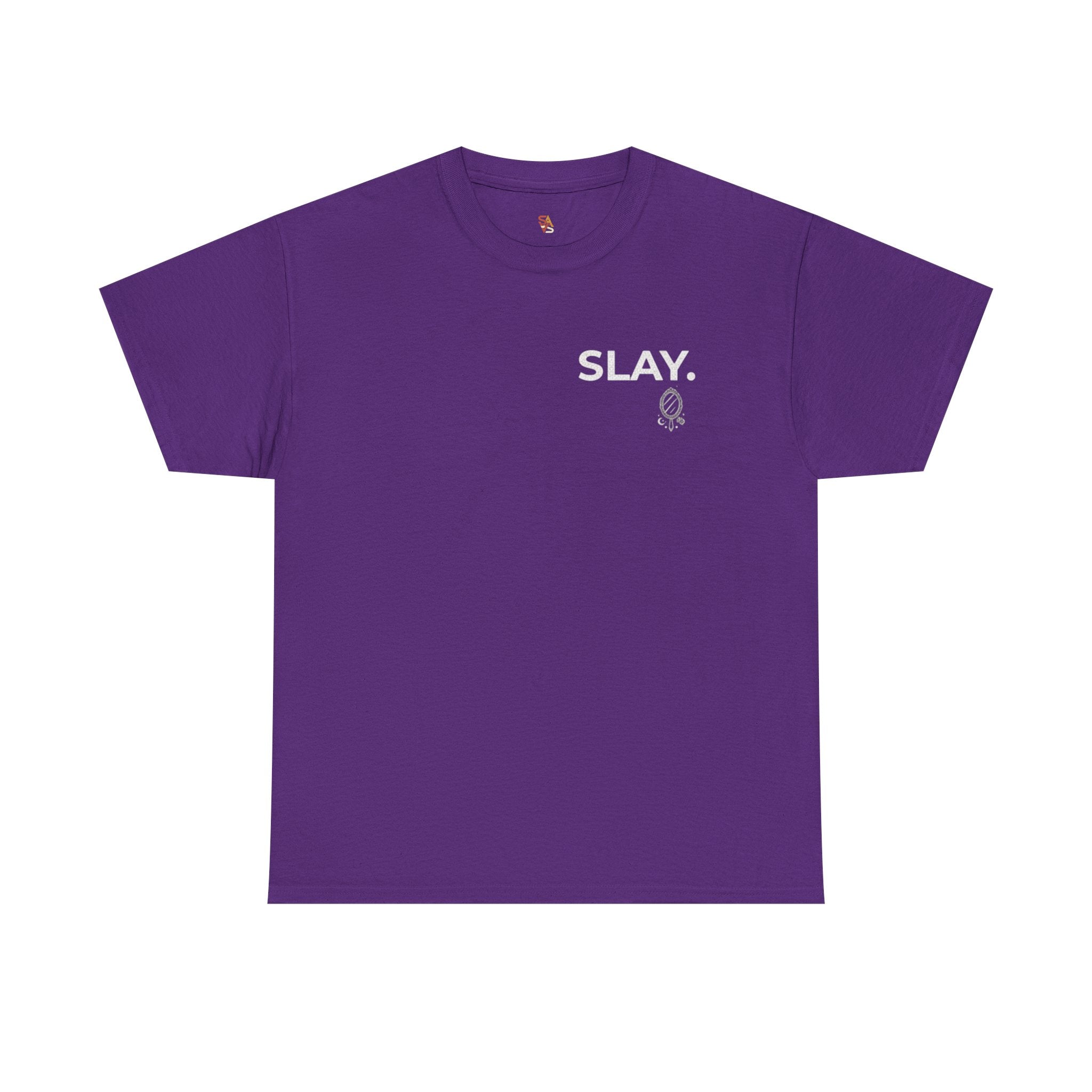 SLAY T-Shirt — "Mirror Mirror… Yes I Slay" Graphic Tee (Boss Babe)